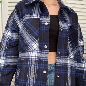 soft plaid shacket jacket shirt